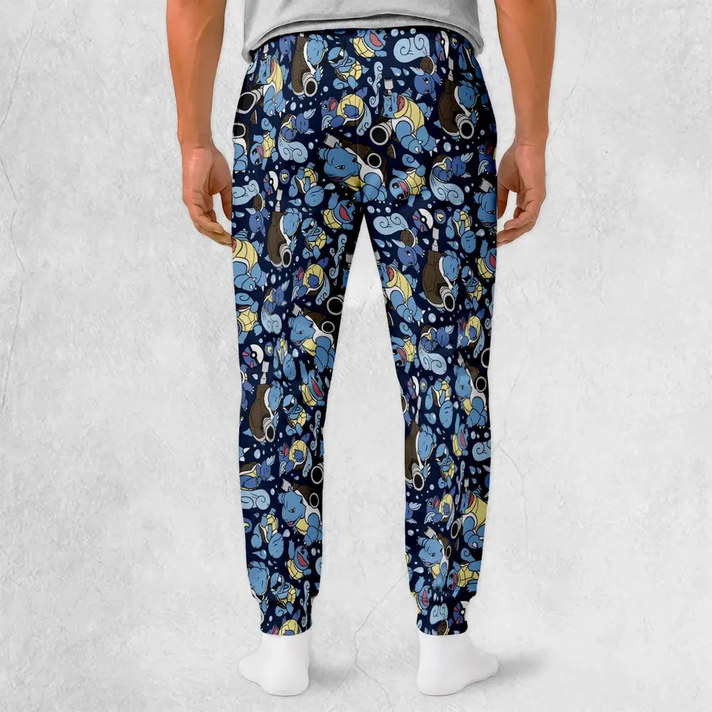 Blastoise Wartortle Squirtle Pokemon Pattern Sweatpants - 2