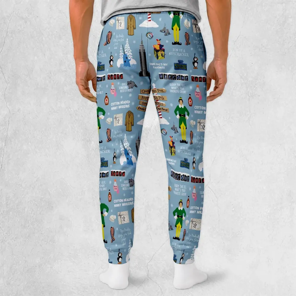 Buddy the ELF Quotes Christmas Sweatpants - 2