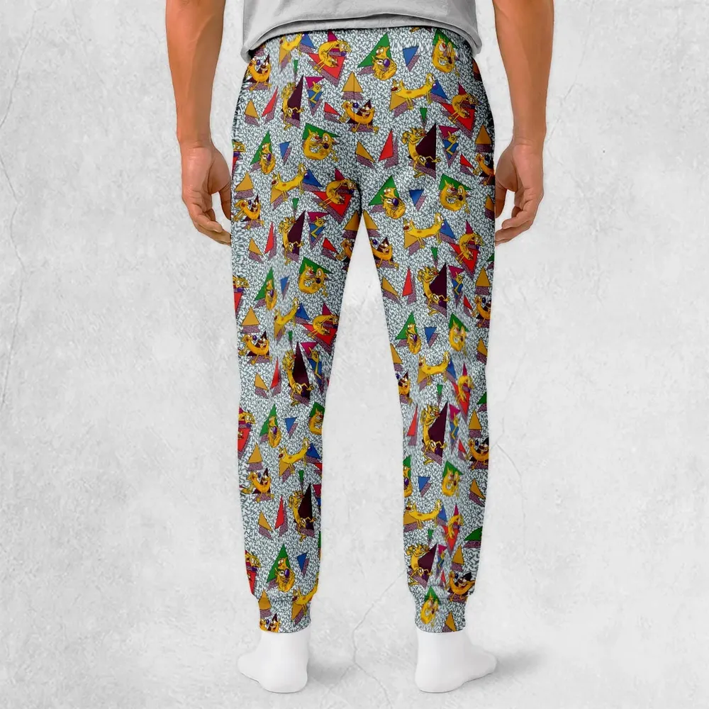 Catdog 90s Cartoon Pattern Sweatpants - 2