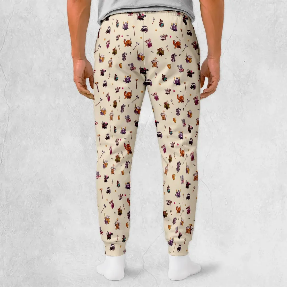 Cats In DnD Pattern Sweatpants - 2