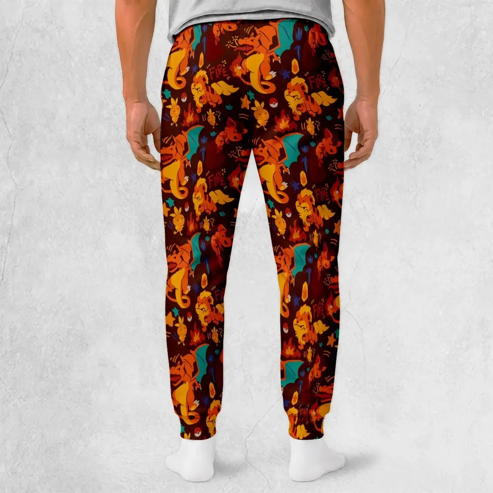 Charizard Arcanine Torchic Fire Pokemon Sweatpants - 2