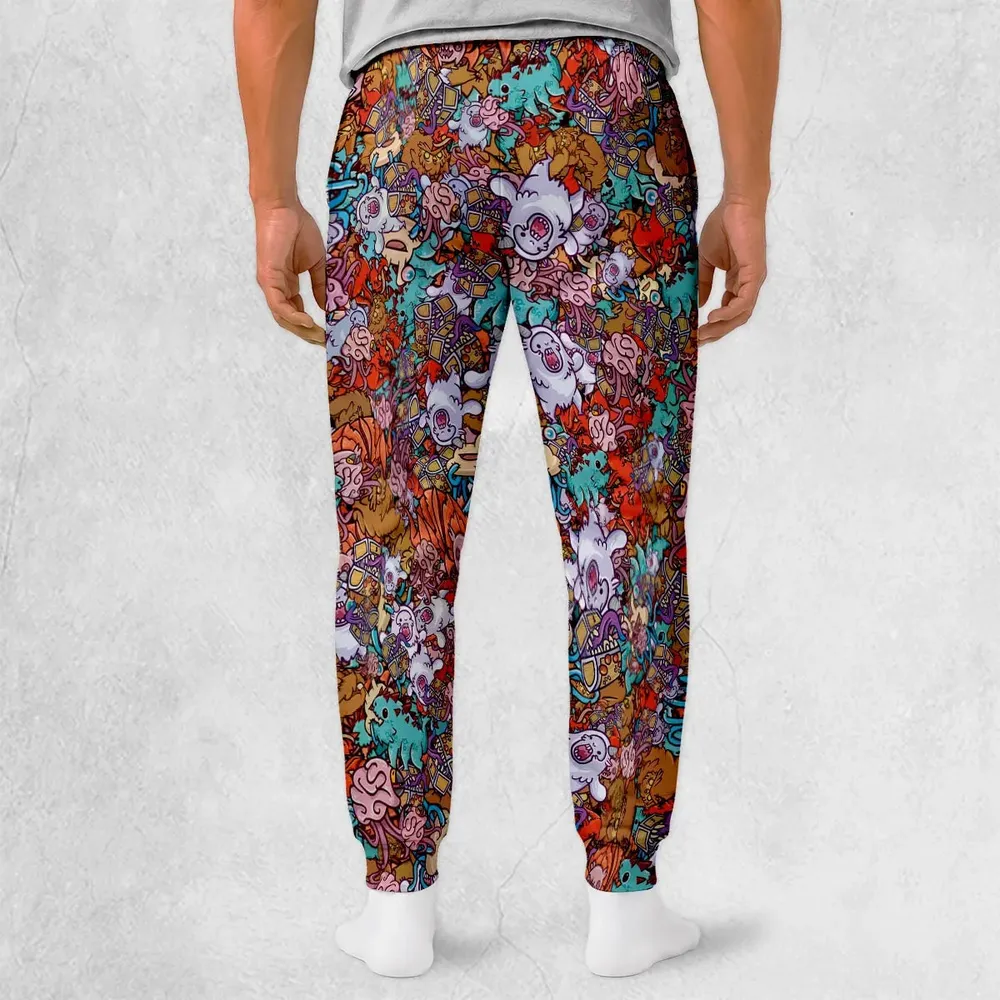 Chibi DnD Monsters Sweatpants - 2