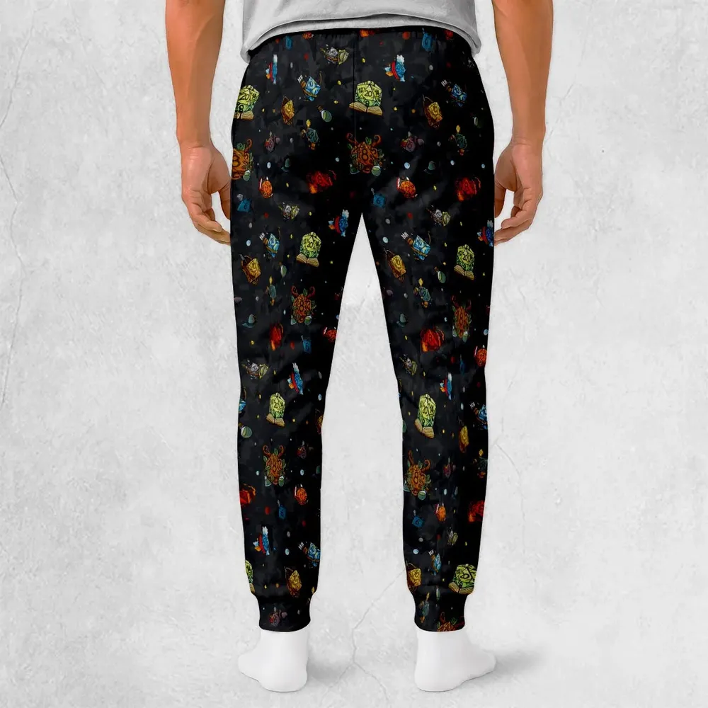 Class Dices DND Pattern Sweatpants - 2