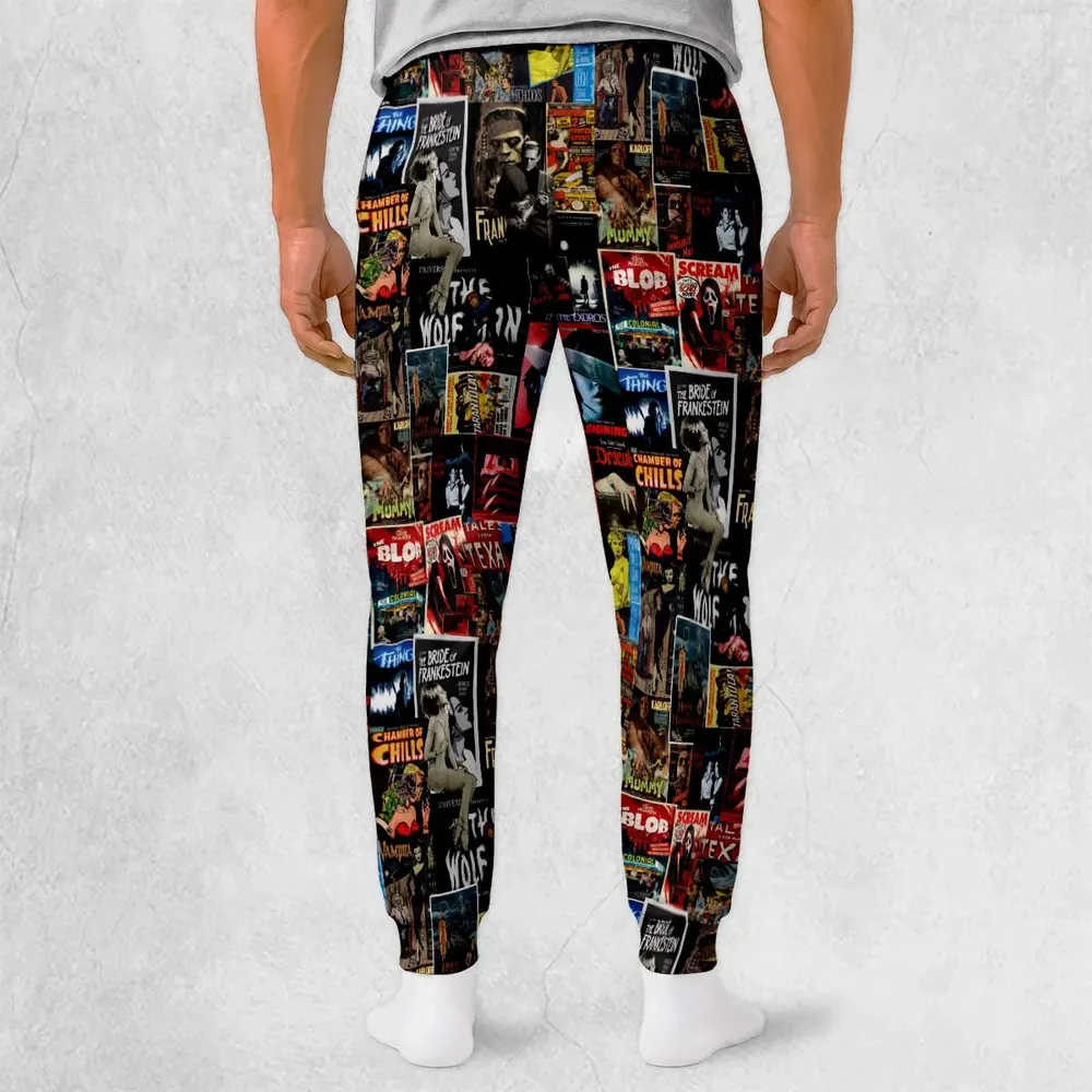 Classic Horror Movie Posters Monster Universal Scream Ghostface The Thing Sweatpants - 2