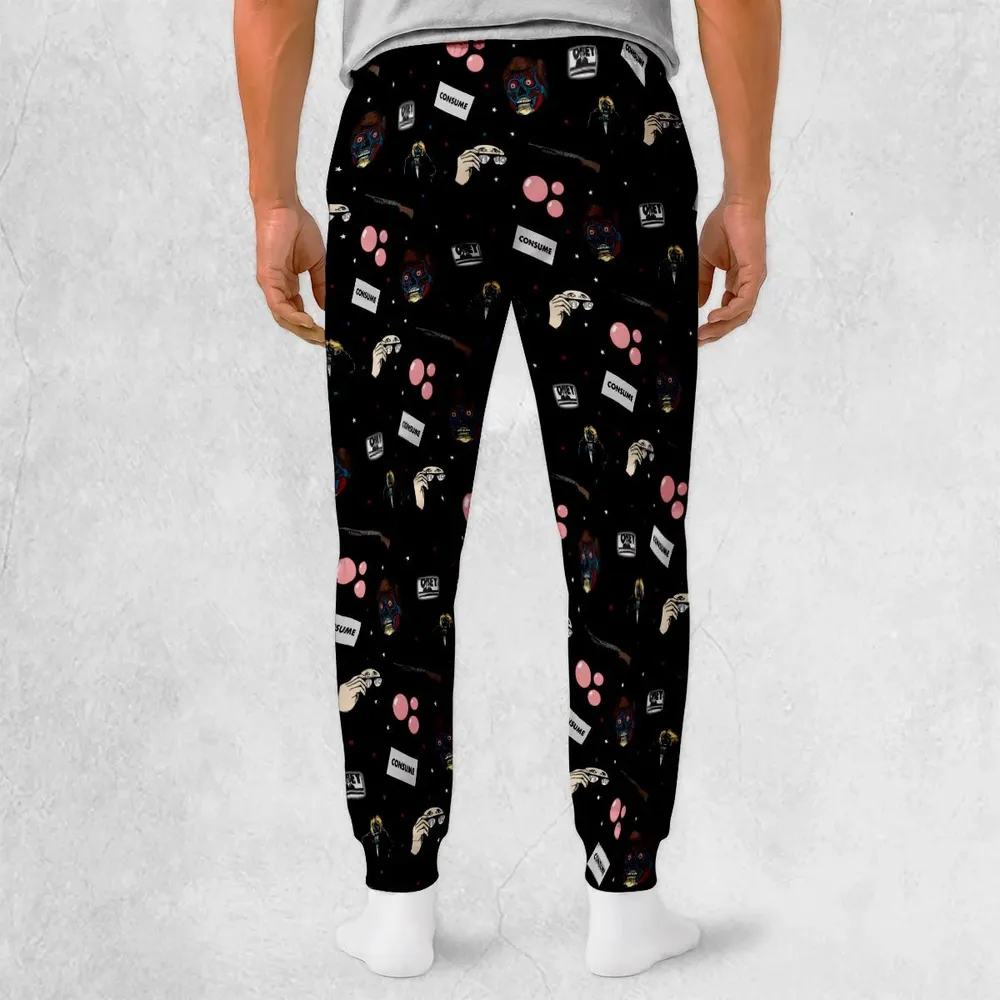 Consume They Live Patterns Sweatpants - 2