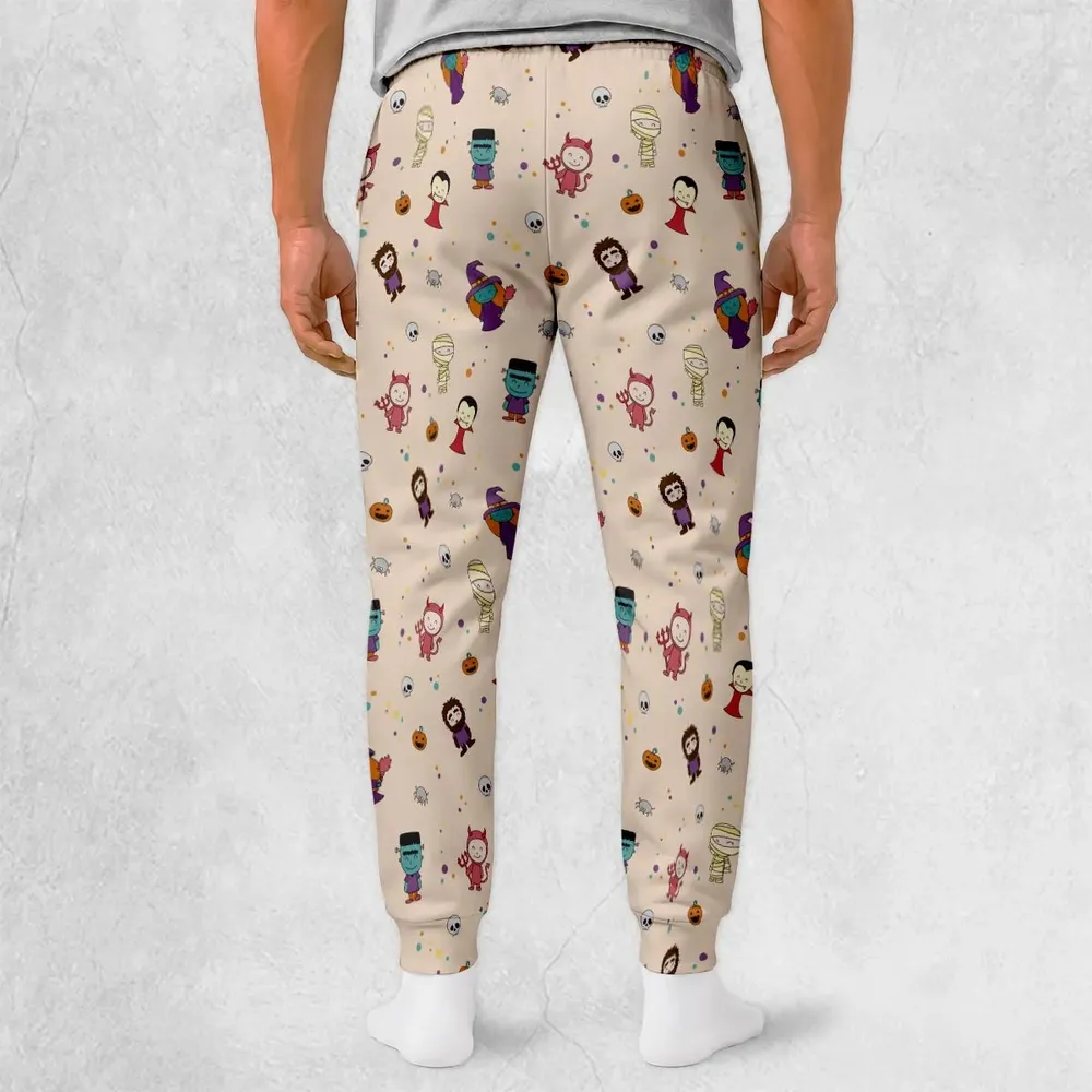 Cute Halloween Characters Pattern Sweatpants - 2