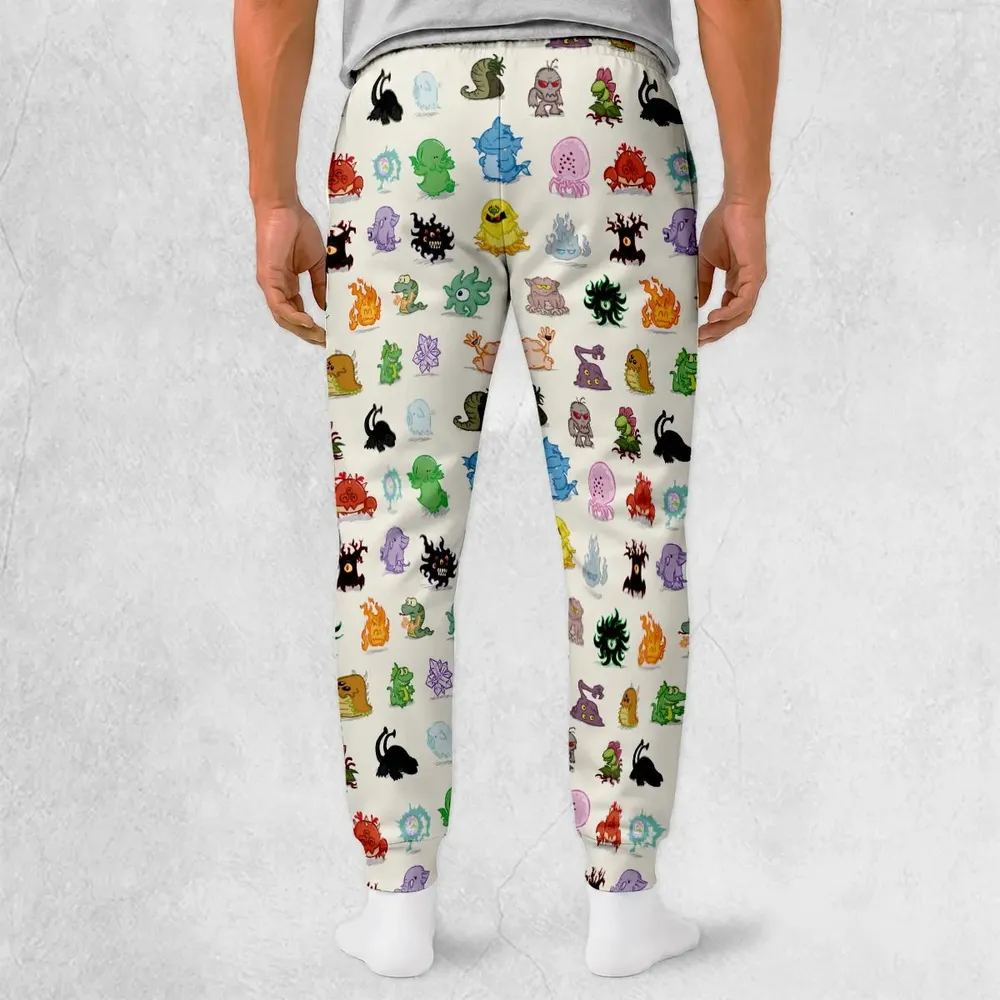 Cute Monsters H. P. Lovecraft Sweatpants - 2