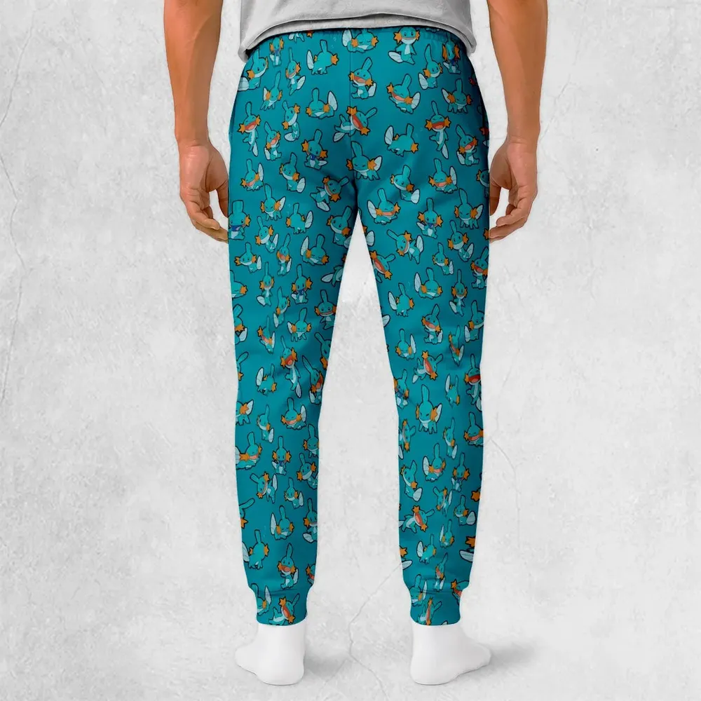 Cute Mudkips Pokemon Sweatpants - 2