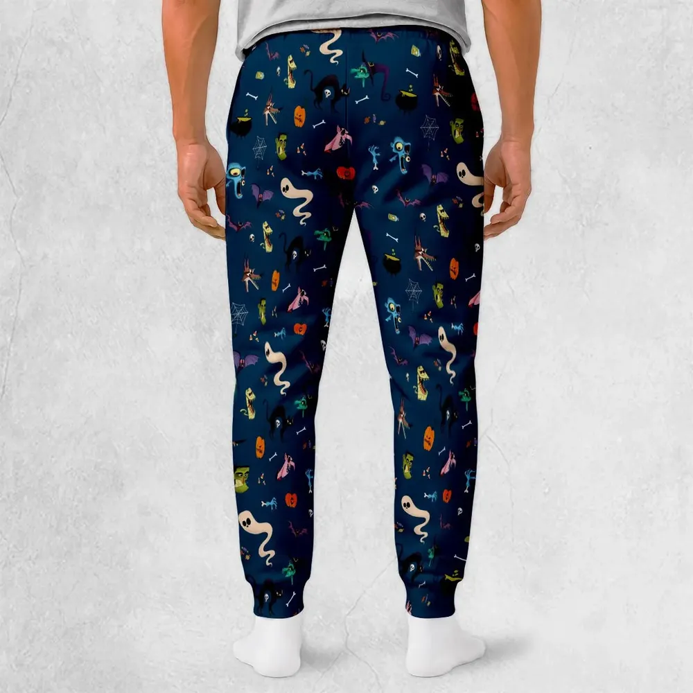 Cute Spooky Classic Monster Sweatpants - 2