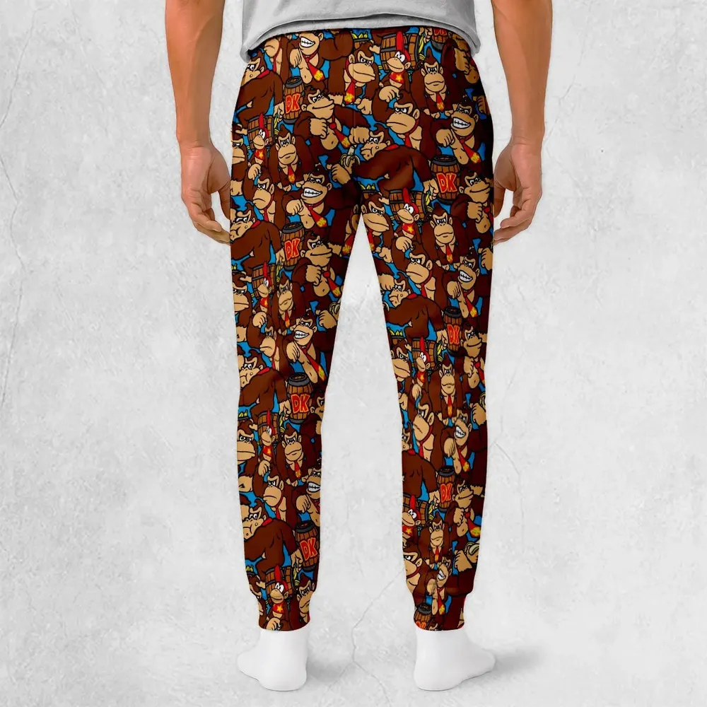 Donkey Kong Pattern Sweatpants - 2