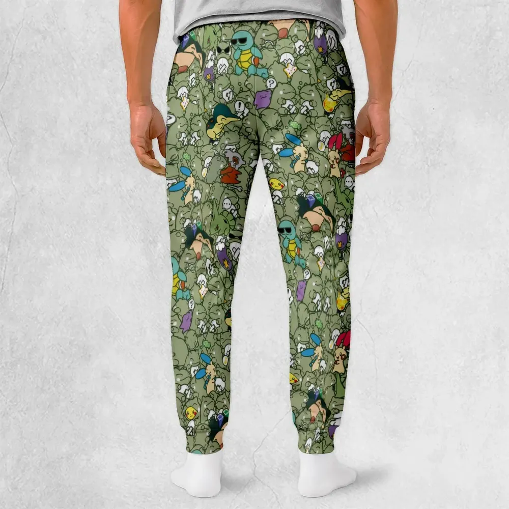 Epic Pokemon Pattern Sweatpants - 2