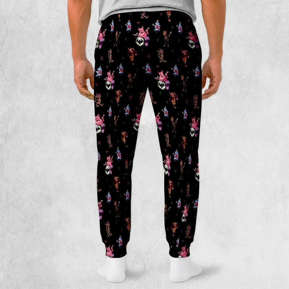 Monsters Cereal Pattern Sweatpants - 2