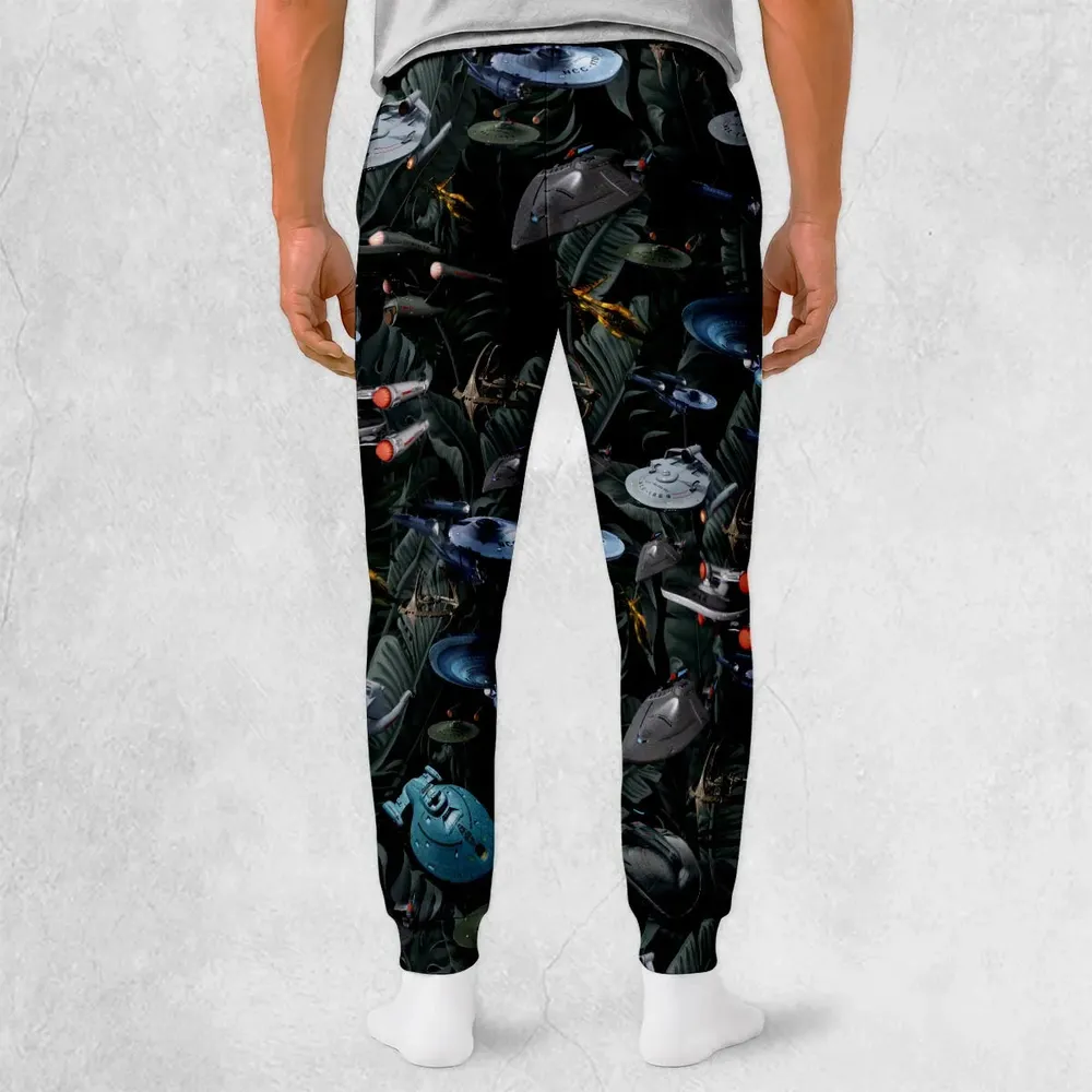Star Trek Spaceship Pattern Sweatpants - 2