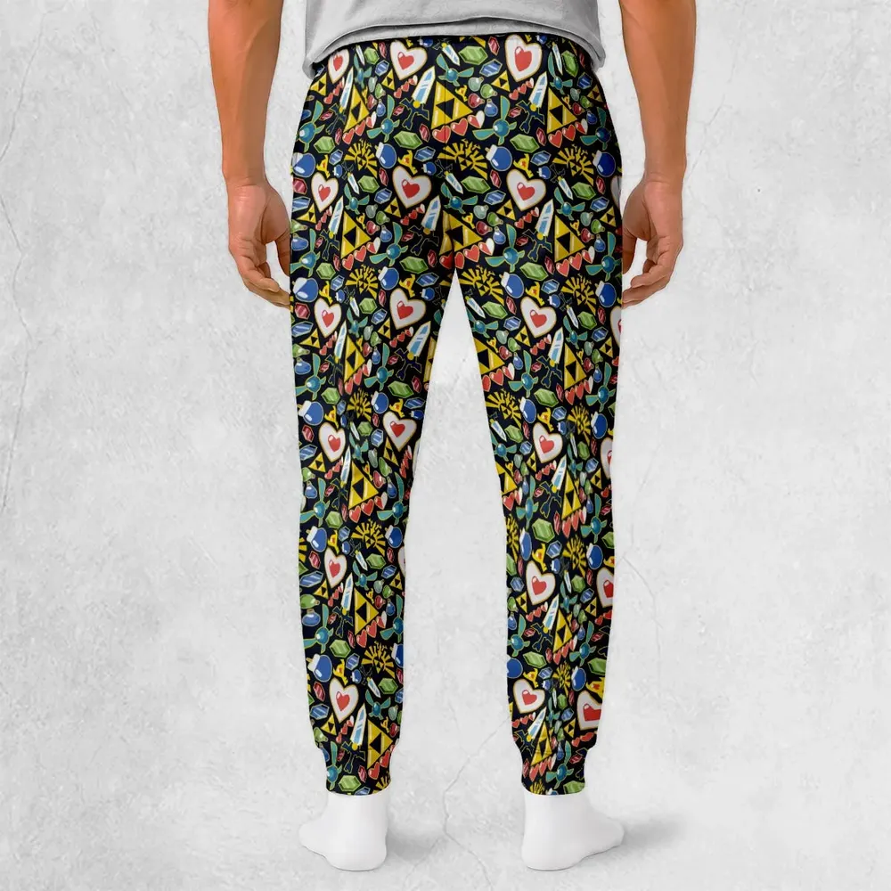 Zelda Theme Items Sweatpants - 2
