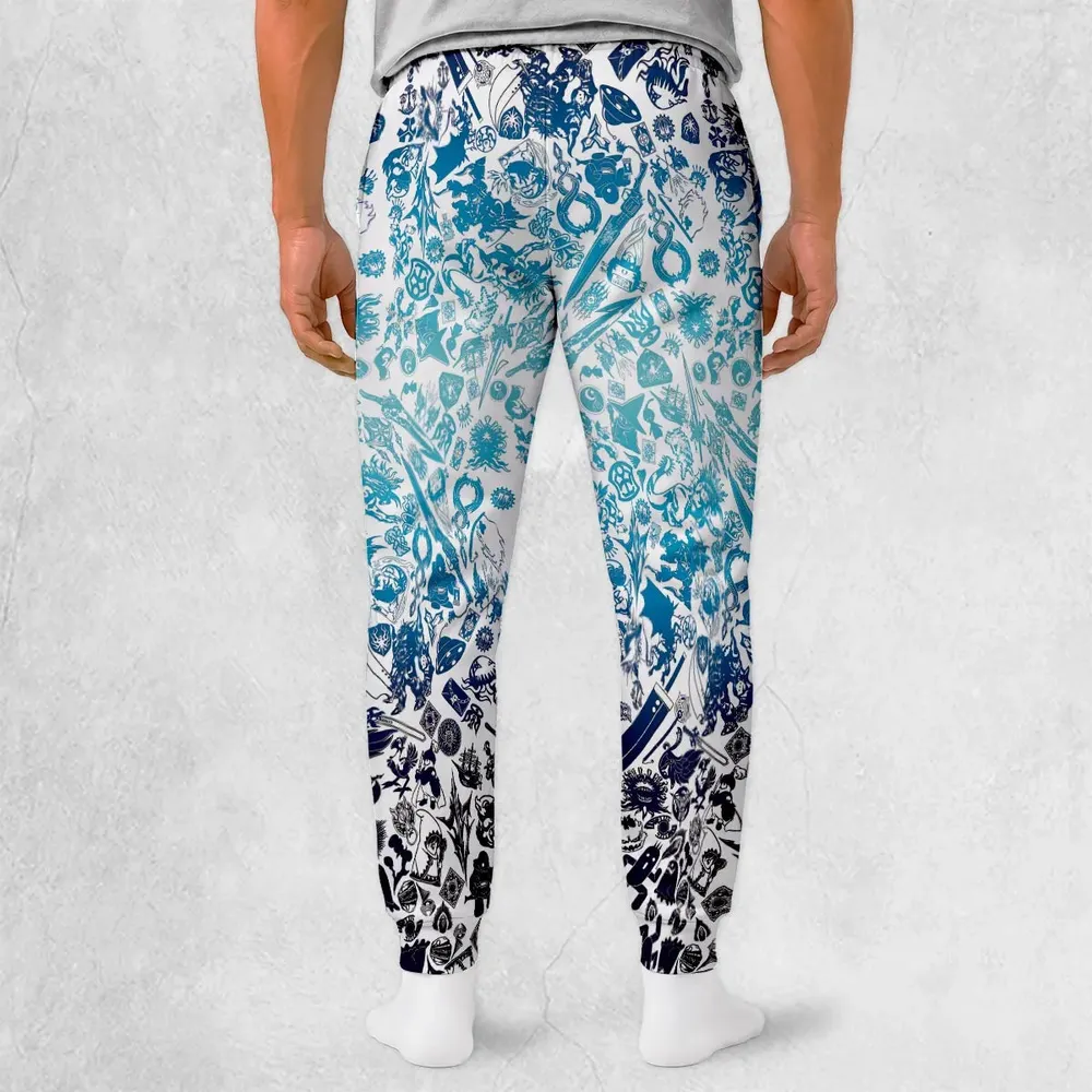 Blue Moggle Final Fantasy Sweatpants - 2