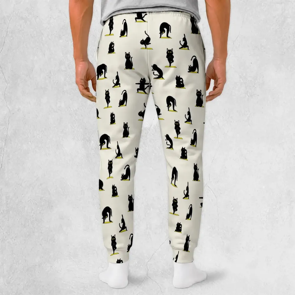 Bombay Cat Yoga Pattern Sweatpants - 2