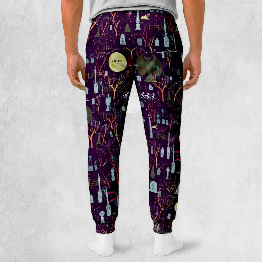 Nostalgic 80s 90s Spooky Scene Sweatpants - 2