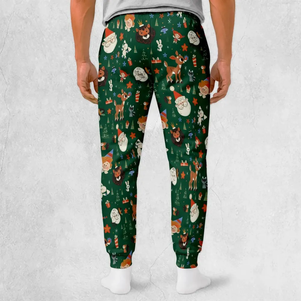 Rudolph The Red Nosed Reindeer Characters Sweatpants - 2