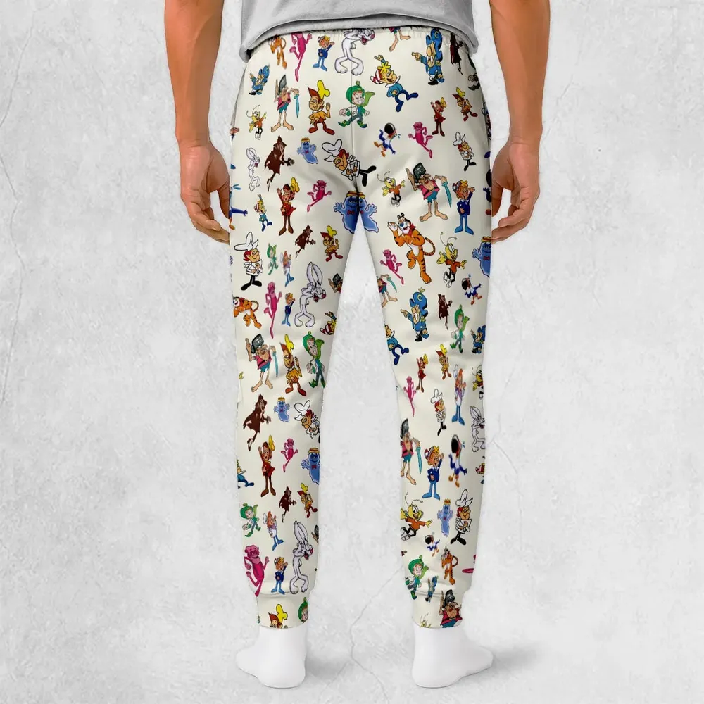 80s 90s Commercial Mascot Cereal Sweatpants - 2