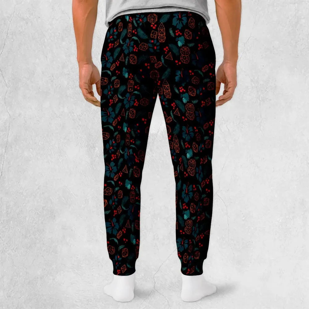 Floral Dice DnD Sweatpants - 2