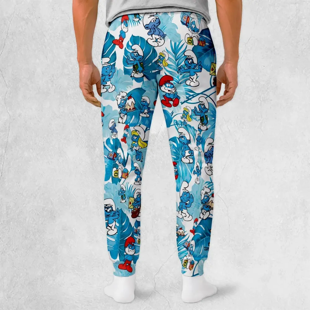 The Smurfs Pattern Sweatpants - 2