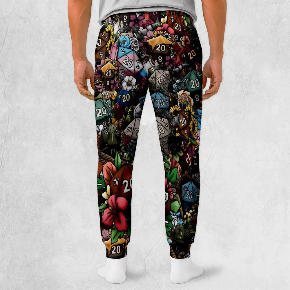 Flower Dice DnD Sweatpants - 2