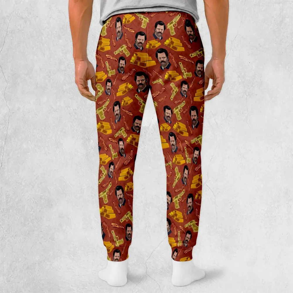 A Swan Song Parks and Recreation Sweatpants - 2