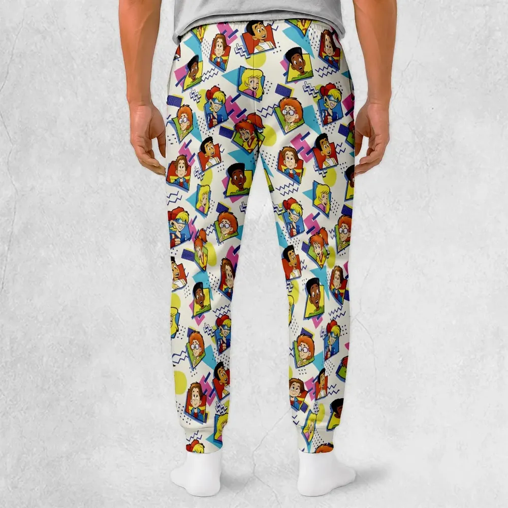 90s Pattern and Kids Club Sweatpants - 2