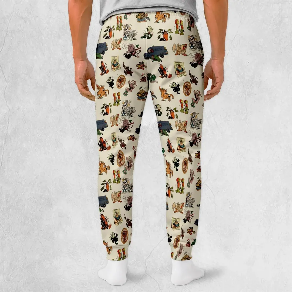 Nostalgia Terrytoons Characters Sweatpants - 2