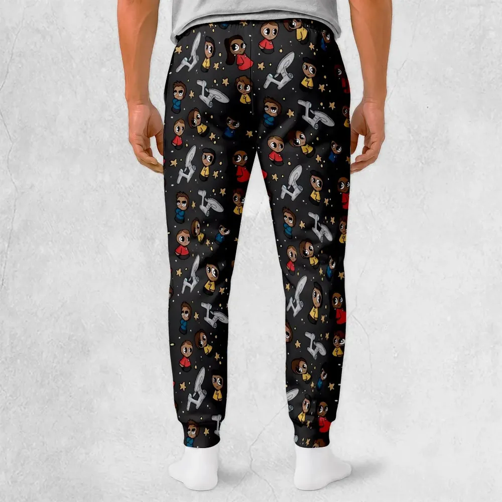 Cute Space Star Trek Sweatpants - 2