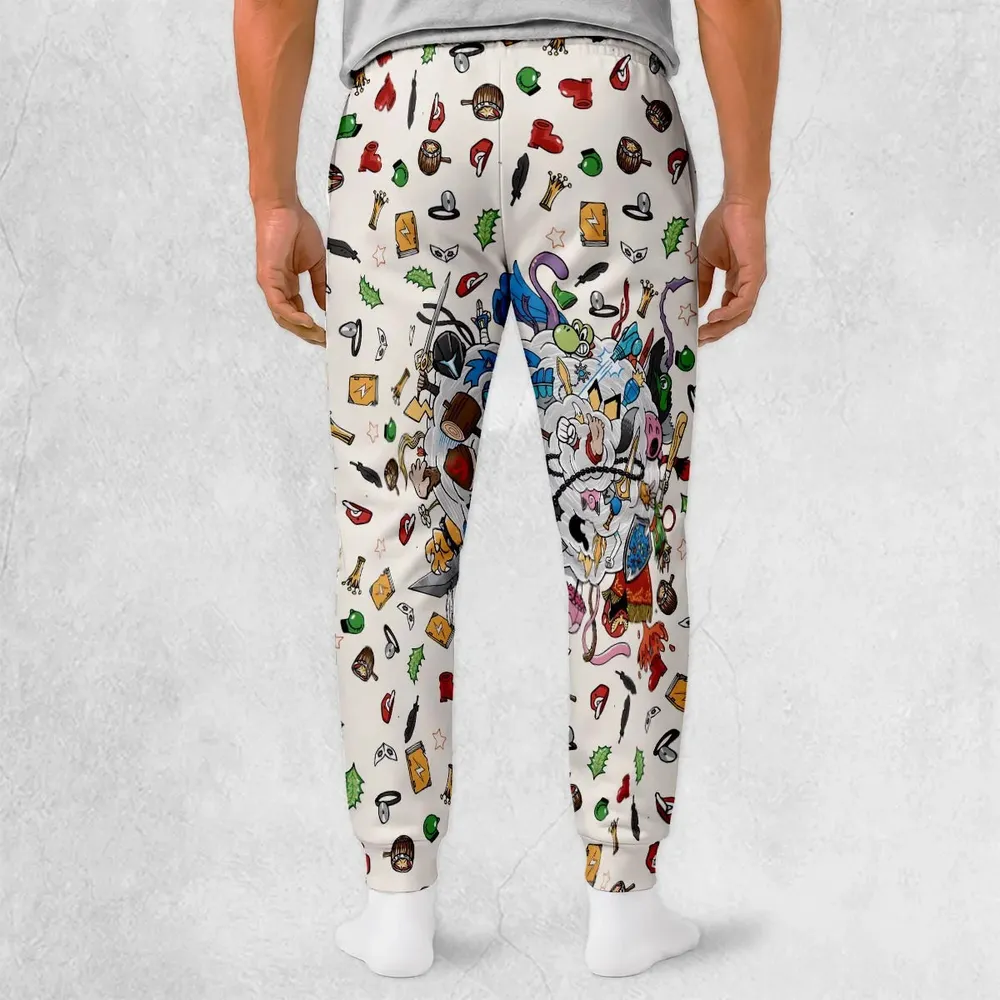 Ultimate Smash Cloud Super Smash Bros Sweatpants - 2
