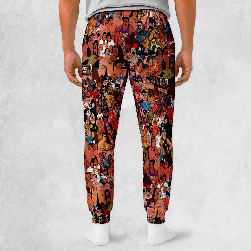 90s Professional Wrestlers Sweatpants - 2