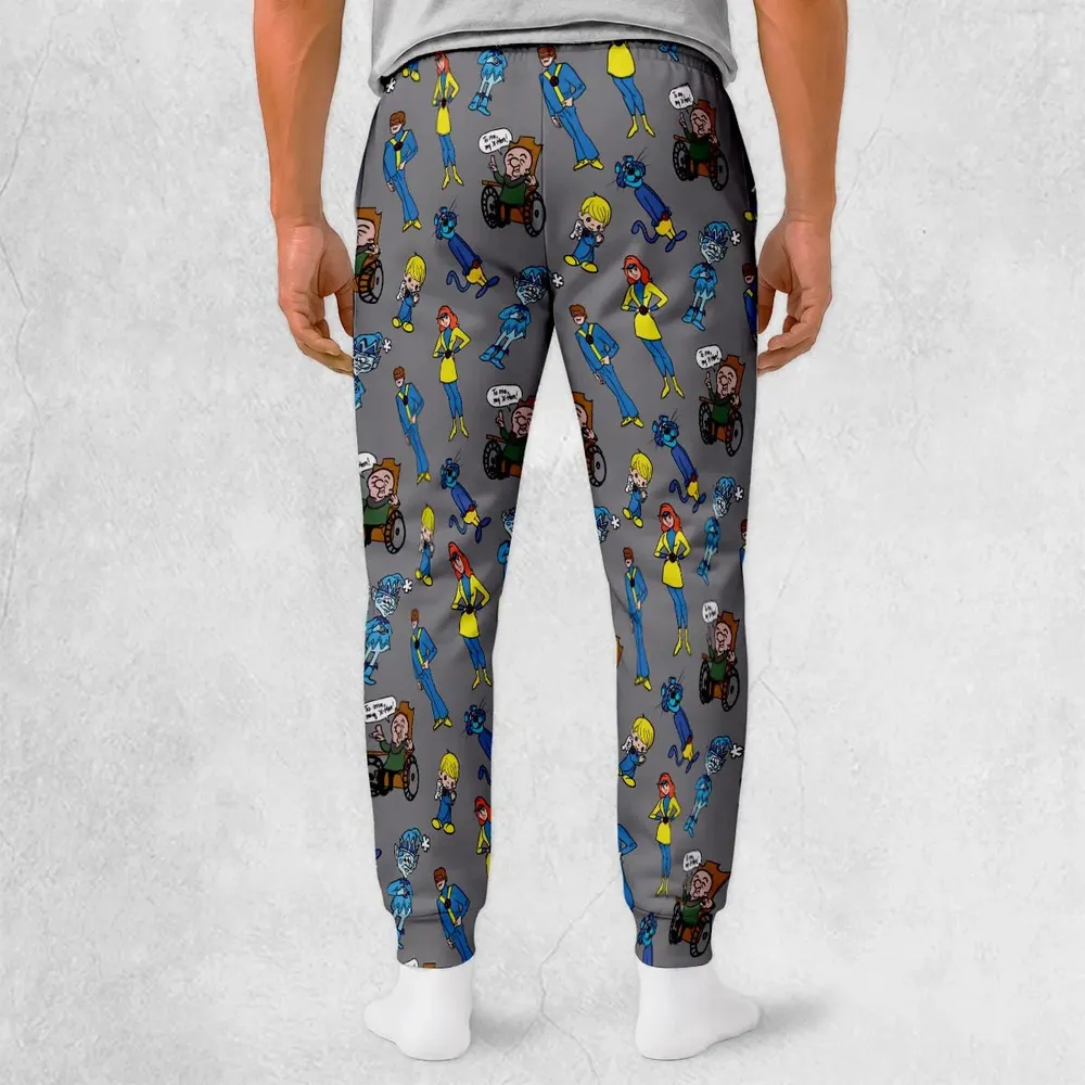 70s Saturday Morning Superhero Cartoon Sweatpants - 2