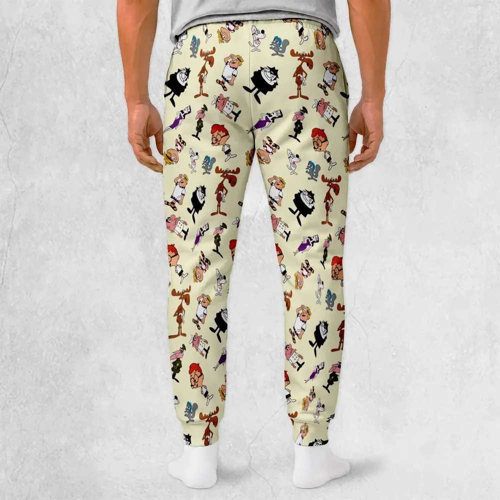 60s The Adventures Of Rocky And Bullwinkle and Friends Sweatpants - 2