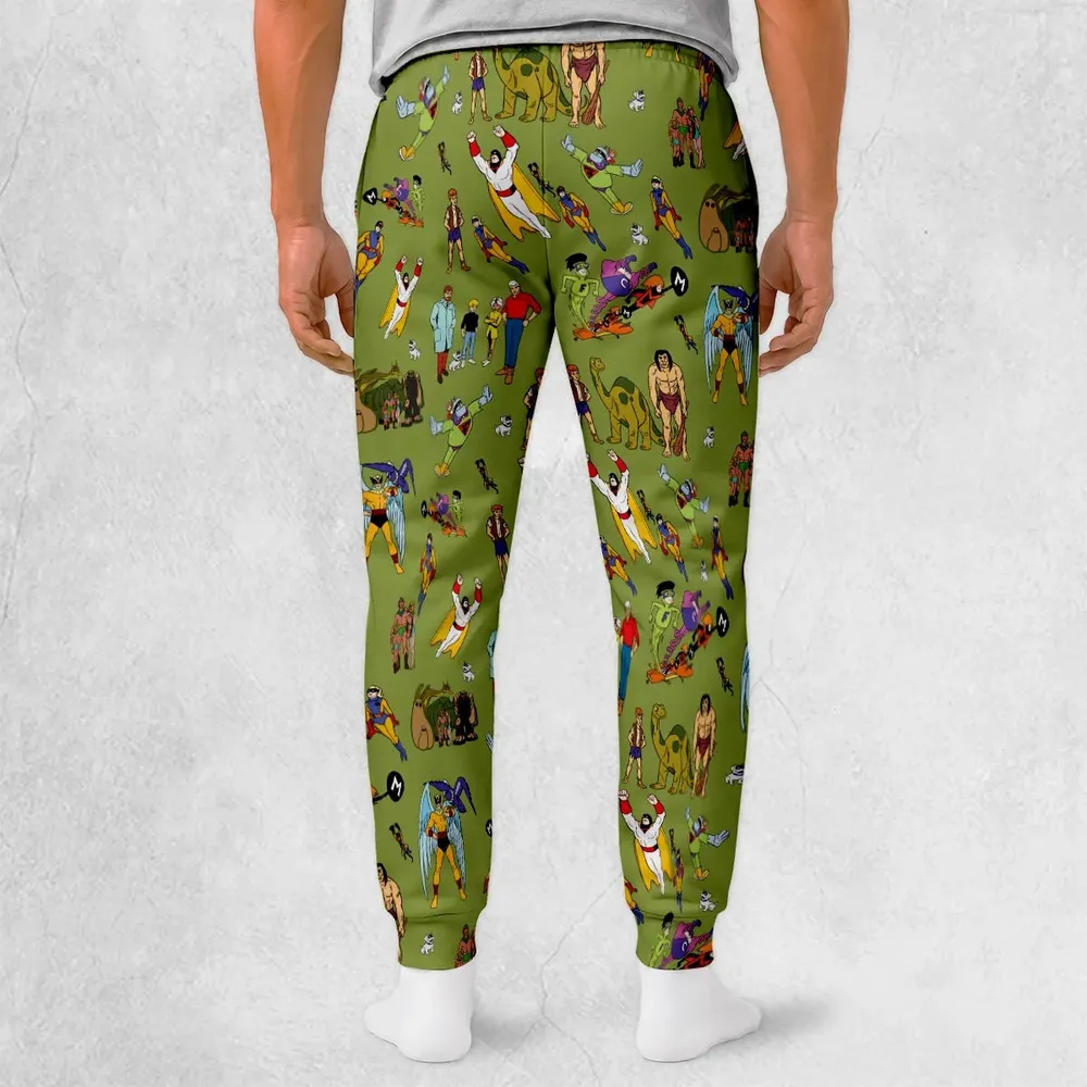 60s Vintage Characters Sweatpants - 2