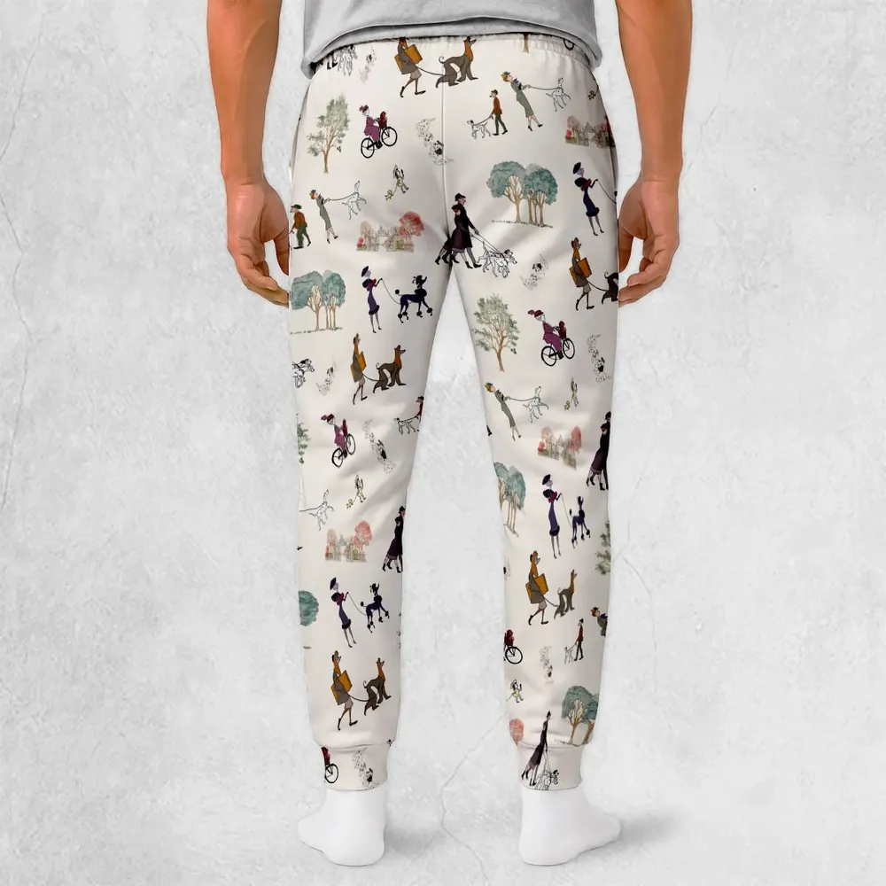 Dog Walking Look Alikes 101 Dalmations Sweatpants - 2
