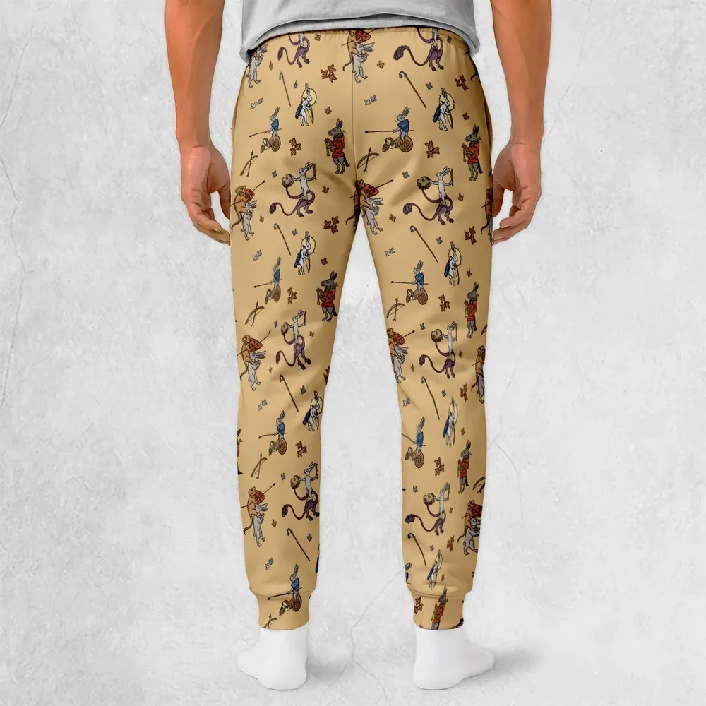 The Medieval Marginalia Killer Rabbit Monty Python Sweatpants - 2