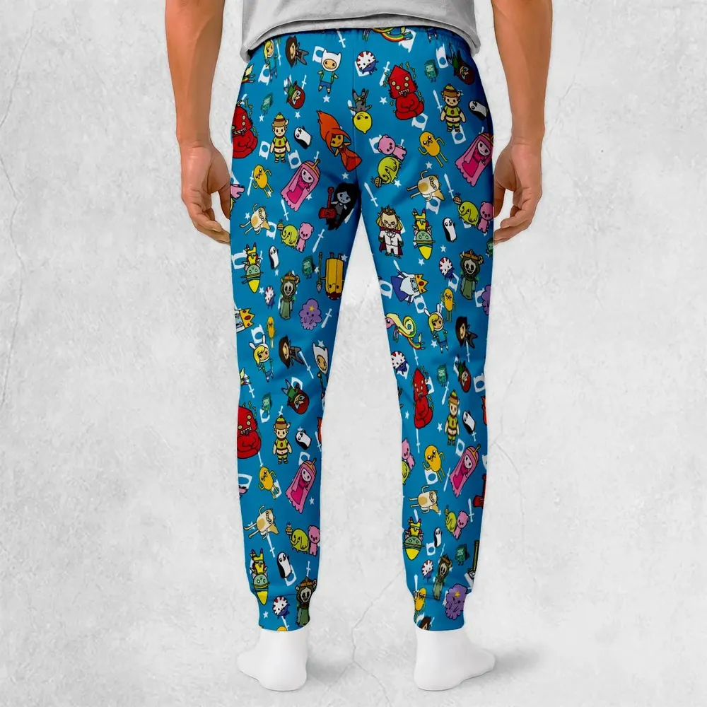 Adventure Time Characters Doodle Sweatpants - 2