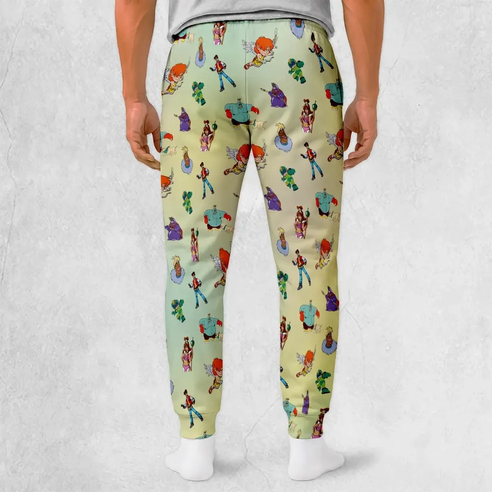 80s Captain N: The Game Master Characters Sweatpants - 2