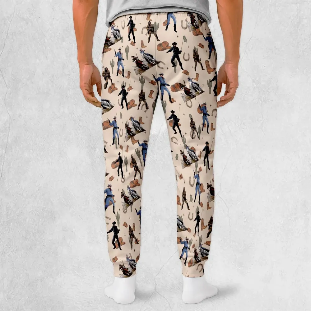 Old Western The Lone Ranger Zorro Tarzan Sweatpants - 2