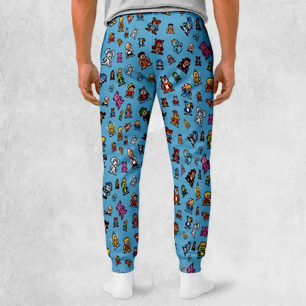 8-bit Breakfast Cereal Icons Sweatpants - 2
