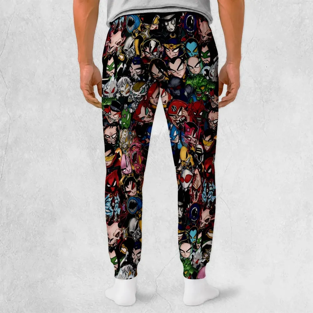 DC Villains Chibi Sweatpants - 2
