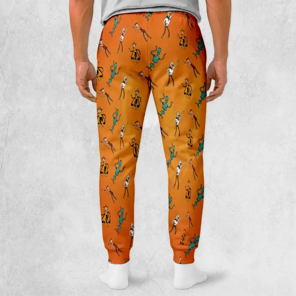 Monarch Madness The Venture Bros Adventure Time Mashup Sweatpants - 2
