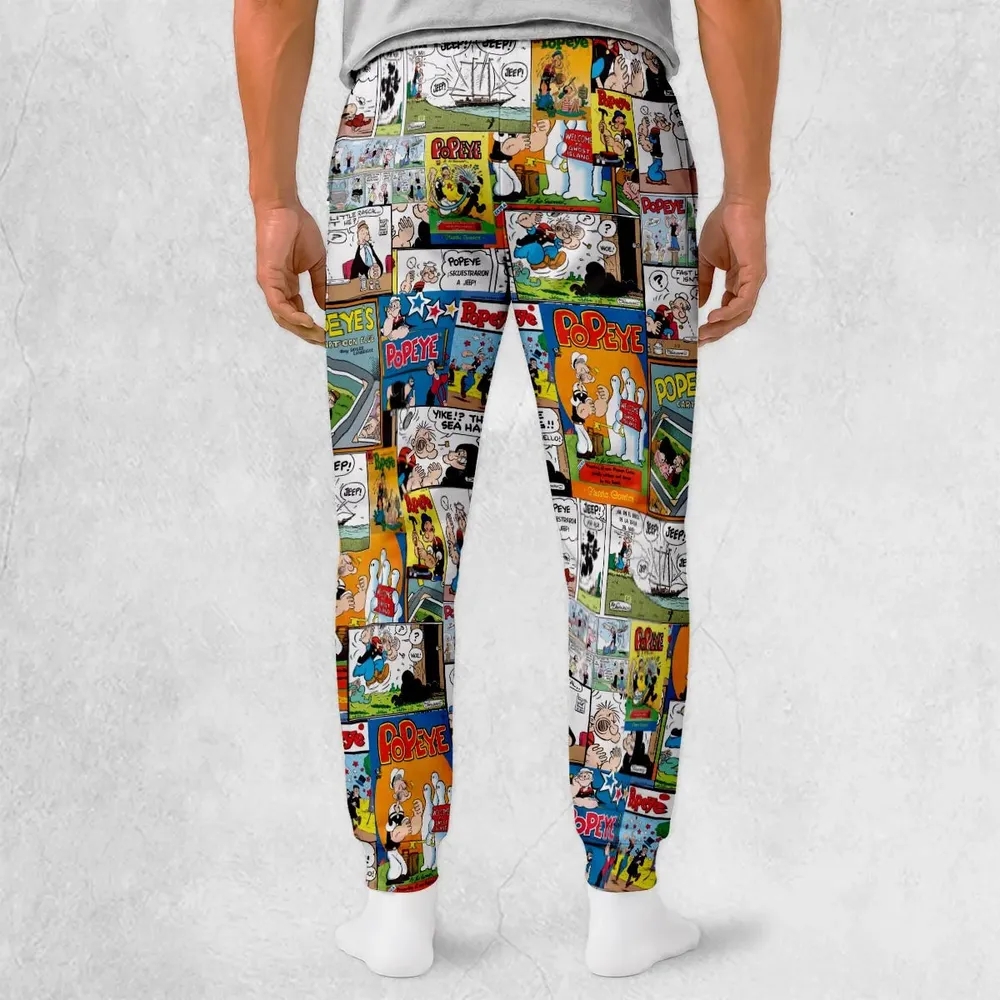 Olive Oyl Popeye Comic Sweatpants - 2