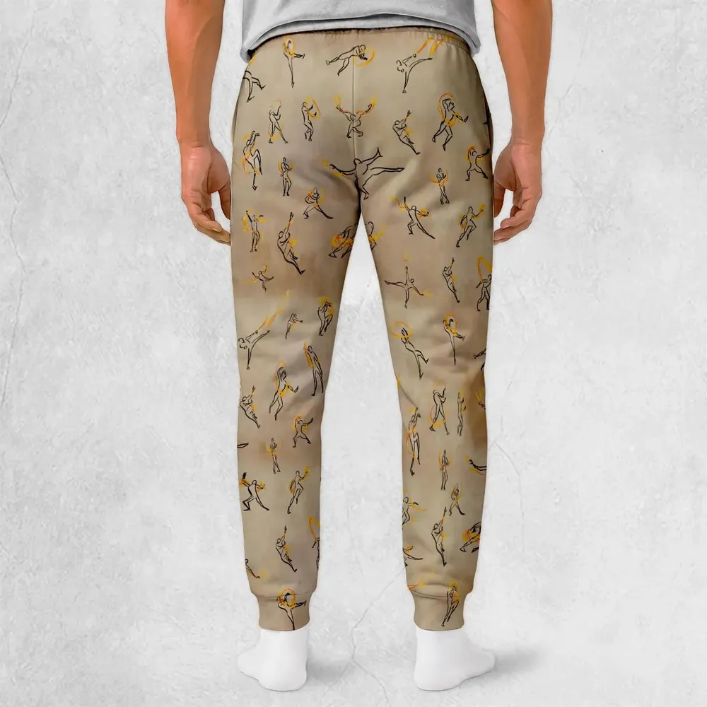 Fire Scroll Avatar The Last Airbender Sweatpants - 2