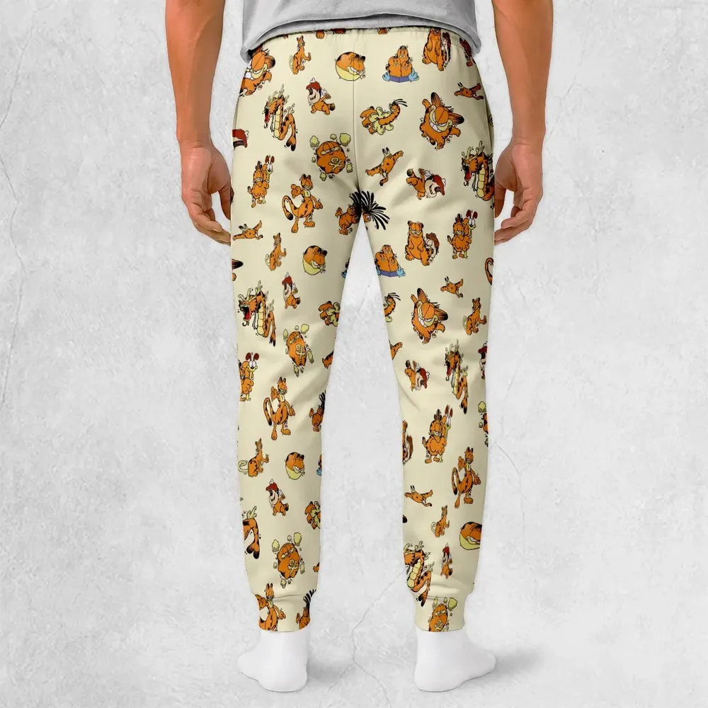 Lazy Legend Garfield Pokemon Mashup Sweatpants - 2