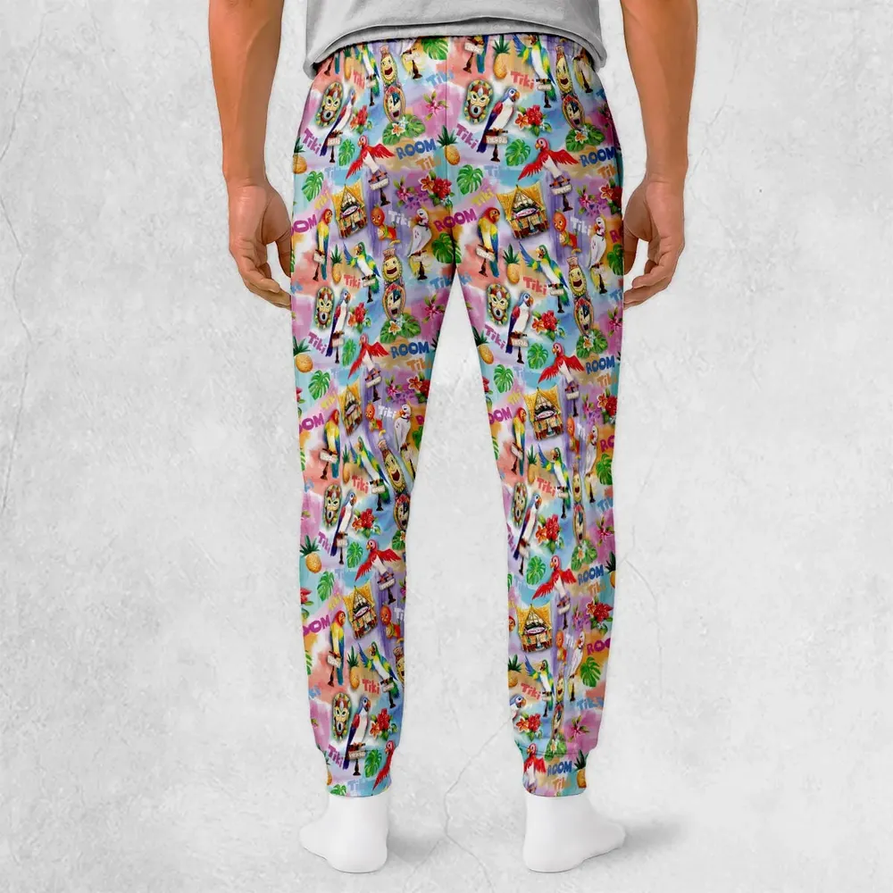 Tiki Room With Orange Bird Sweatpants - 2