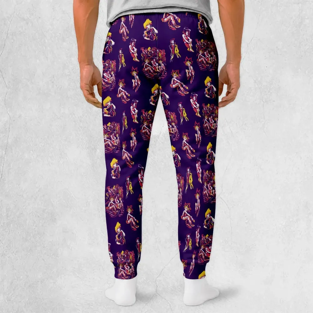 Yu Gi Oh Characters Patterns Sweatpants - 2