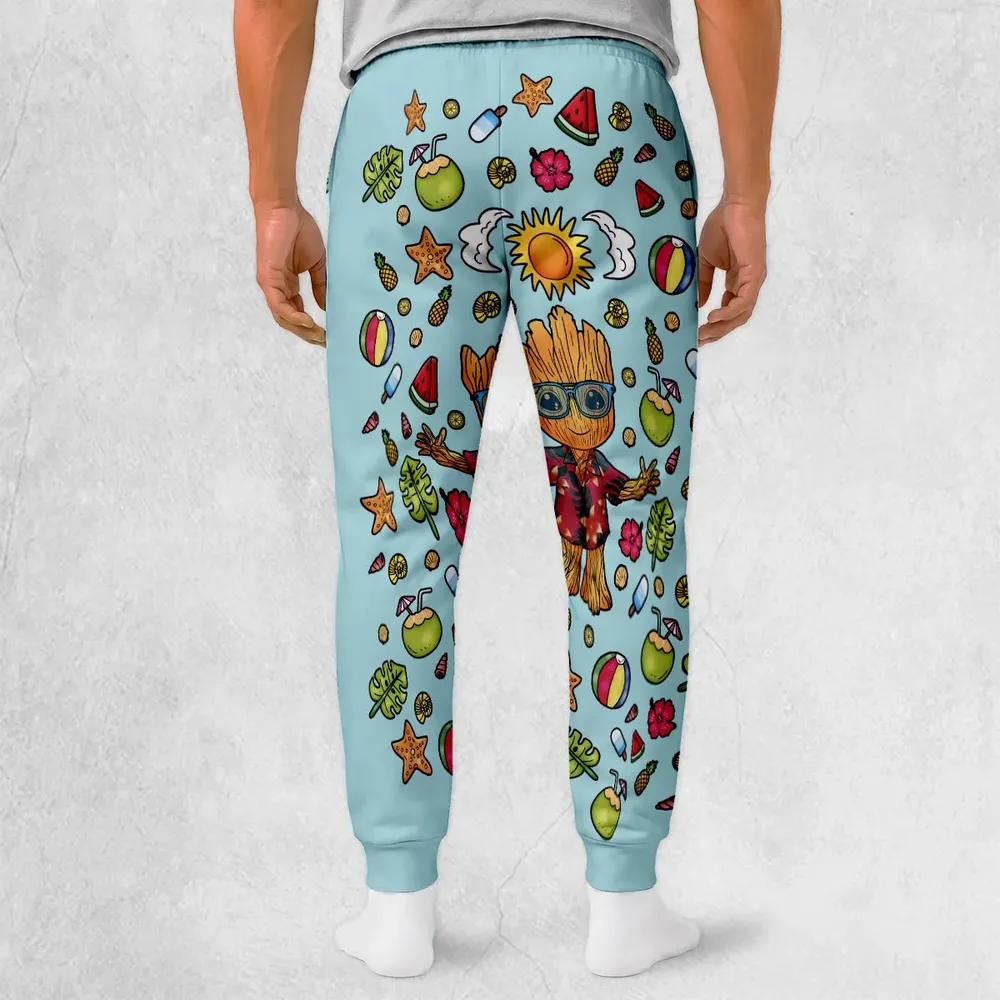 Summer Galaxy Groot Sweatpants - 2