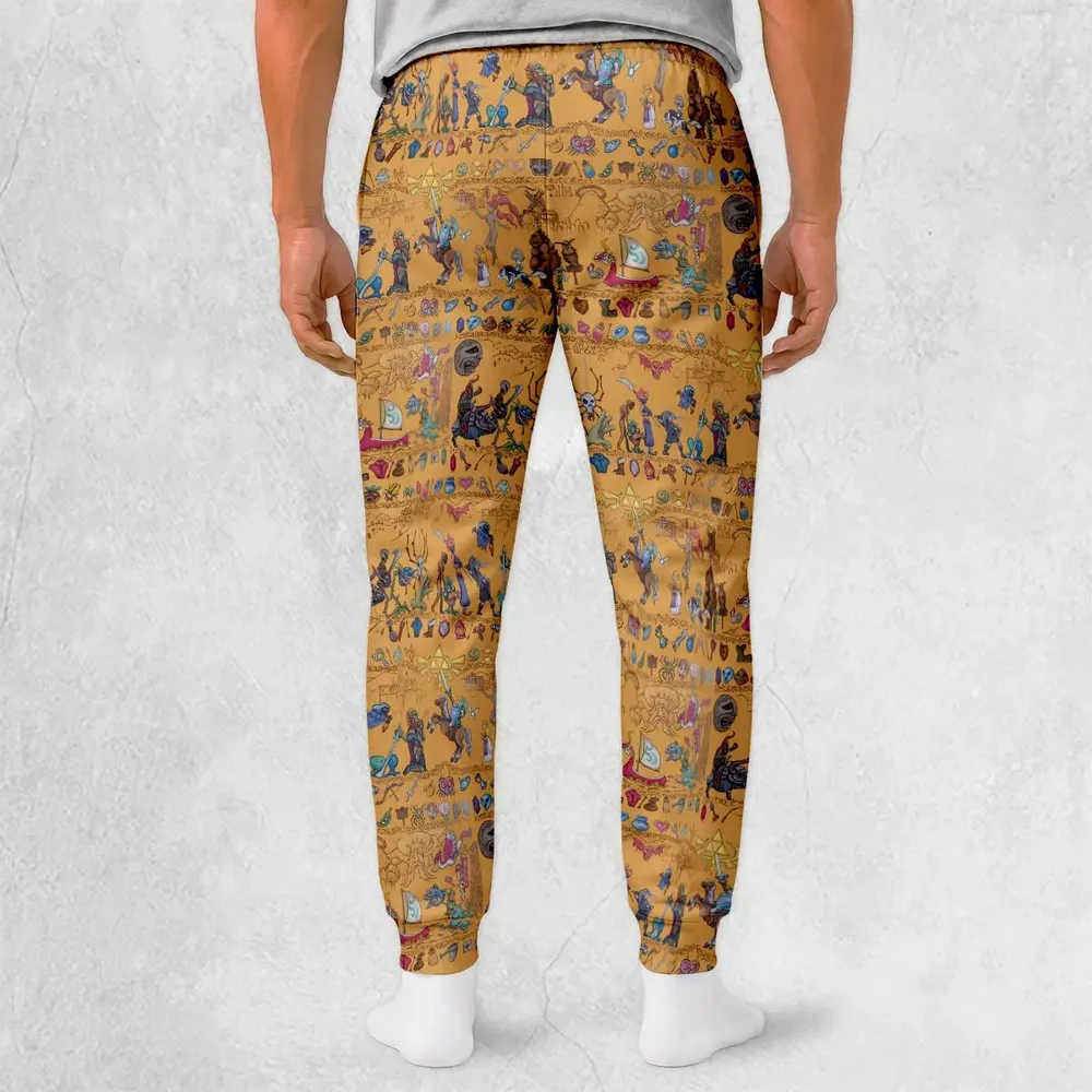 Link's Journey Tapestry The Legend Of Zelda Sweatpants - 2